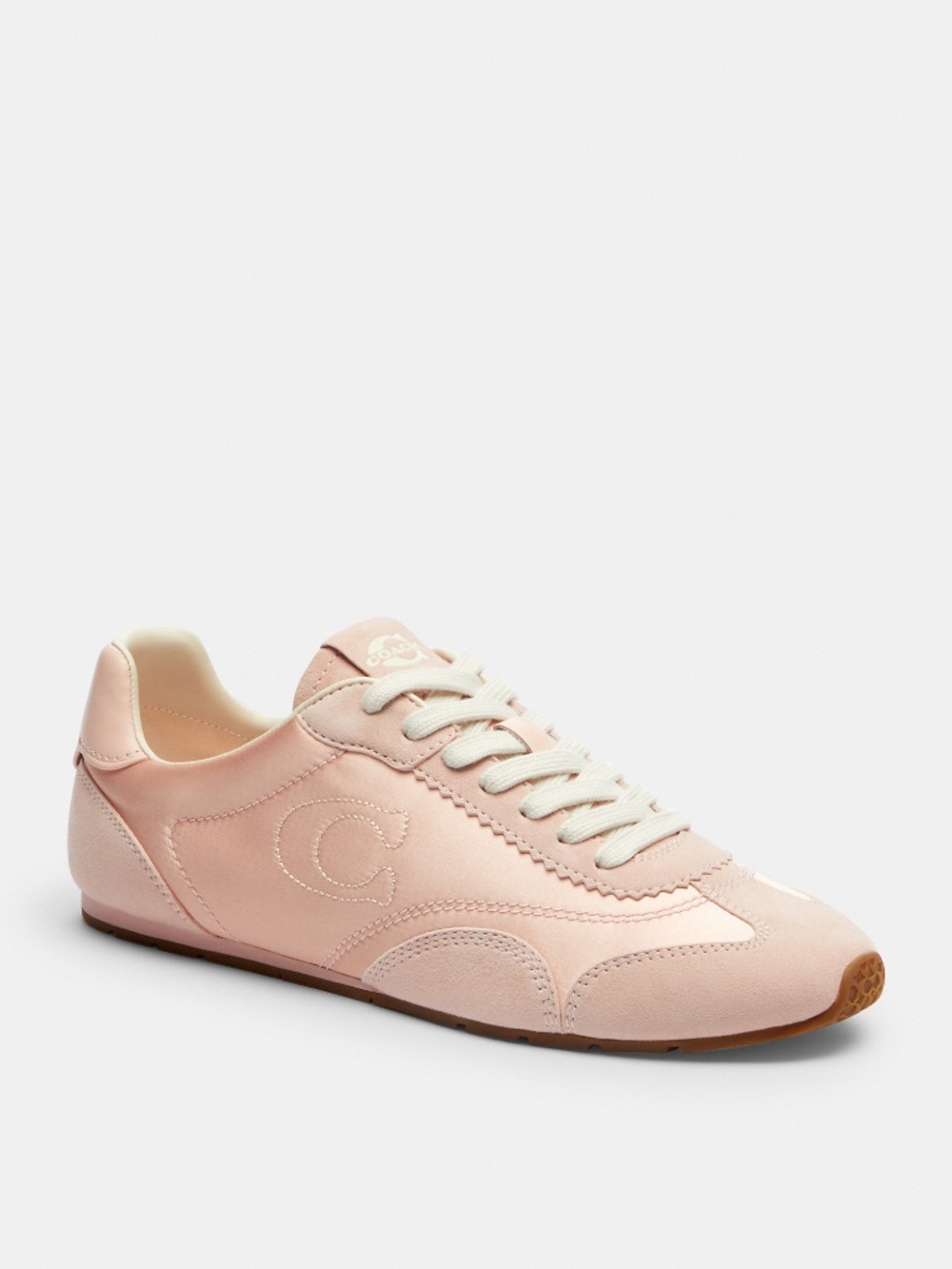 New Coach Flat Candy Pink Chalk Sneaker